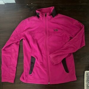 Like new dark pink north face jacket